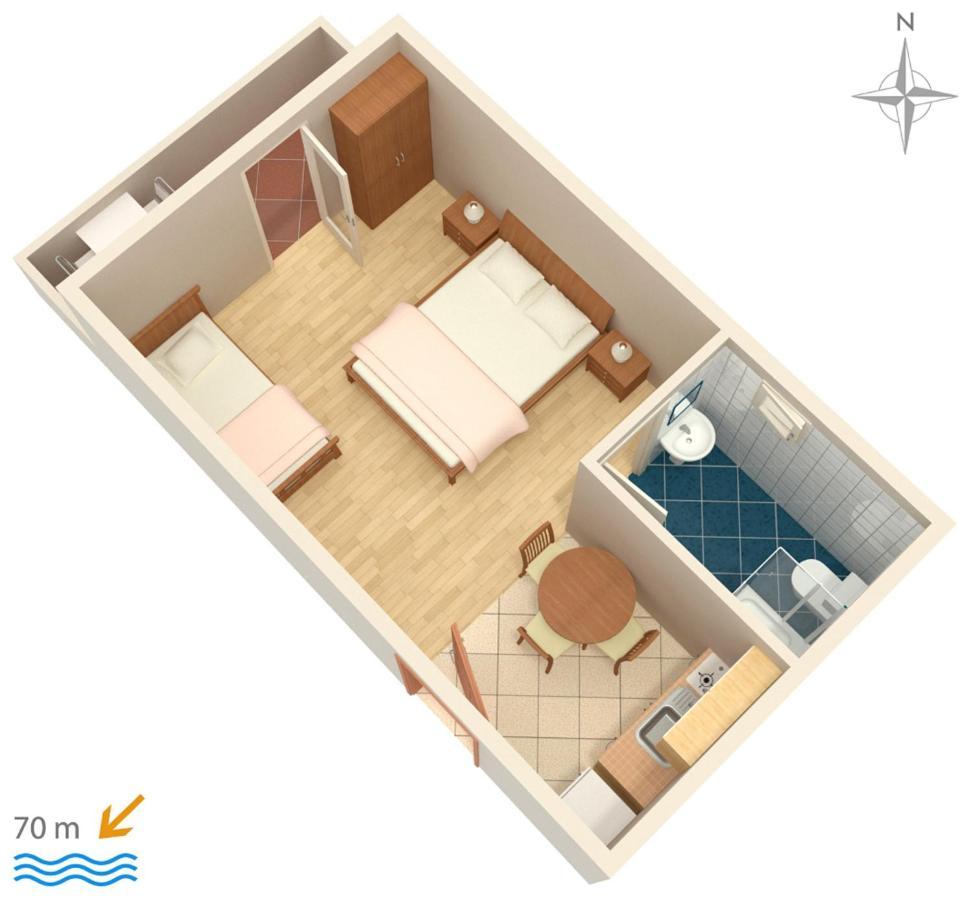 Apartments By The Sea Mandre, Pag - 3084 Kolan Buitenkant foto